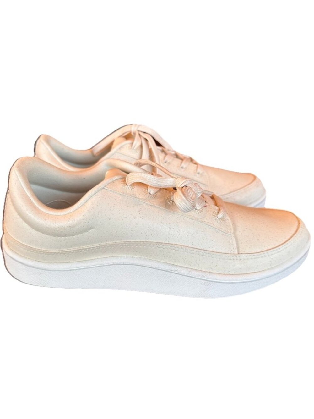 All Birds Athletic Casual White Pink Speckled Size 8 Shoes New Plant Based